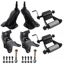 Rear Leaf Spring Shackle Hanger and Shock Absorber Mount Bracket for Ford F250 F350 19992004 Excursion 20002005 Direct Replacement Fit