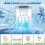 Draagbare airconditioner - Multifunctioneel - Oplaadbare batterij - 3 snelheden - 3 mistmodi - Stil 6