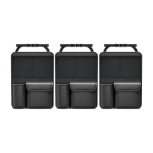 Car Storage Organizer Set PU Leather Foldable Trunk and Seat Back Organizer for SUV Accessories
