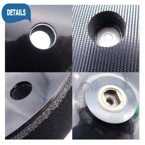 2pcs 215 mm Self-Adhesive Sanding Disc Wall Polishing Backing Plate Hook&Loop Replacement Sanding Pad for Drywall Sander 1