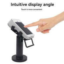 2X Universal Pos Machine Desktop Stand Giratorio POS Cashiers Holder Rack Soporte de Exhibición para el Restaurante del Supermercado Negro