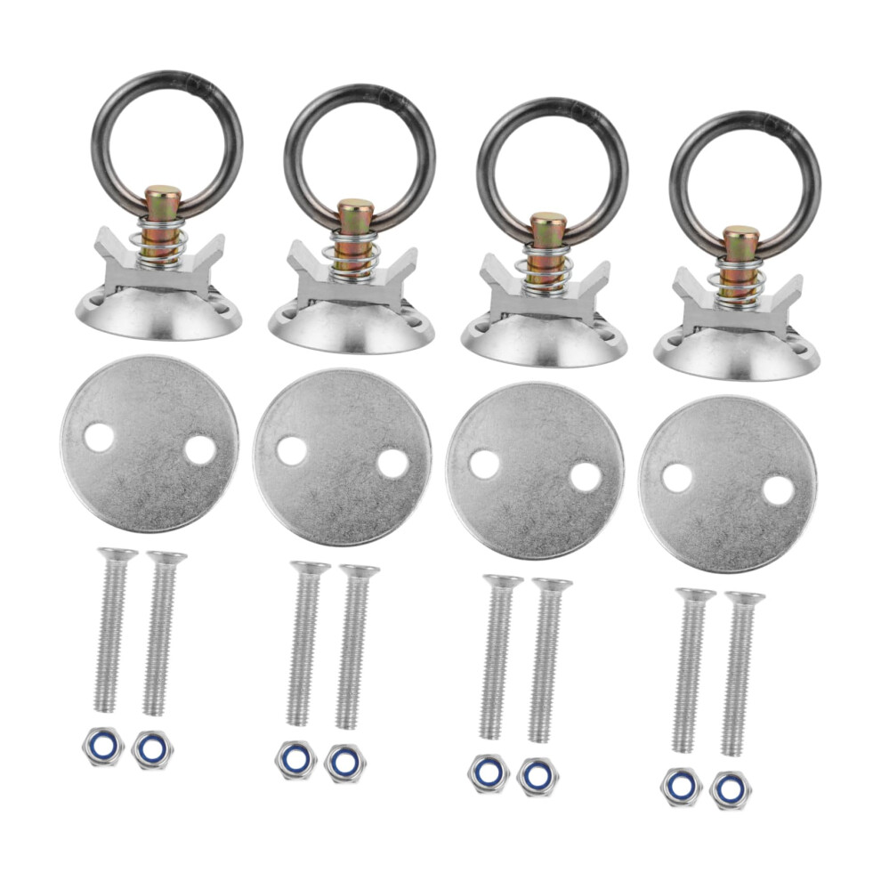 Tie Down Anchor Kit Quick Release Heavy Duty Aluminum Bolton Cargo Anchors For Car Trunk 9330225084648