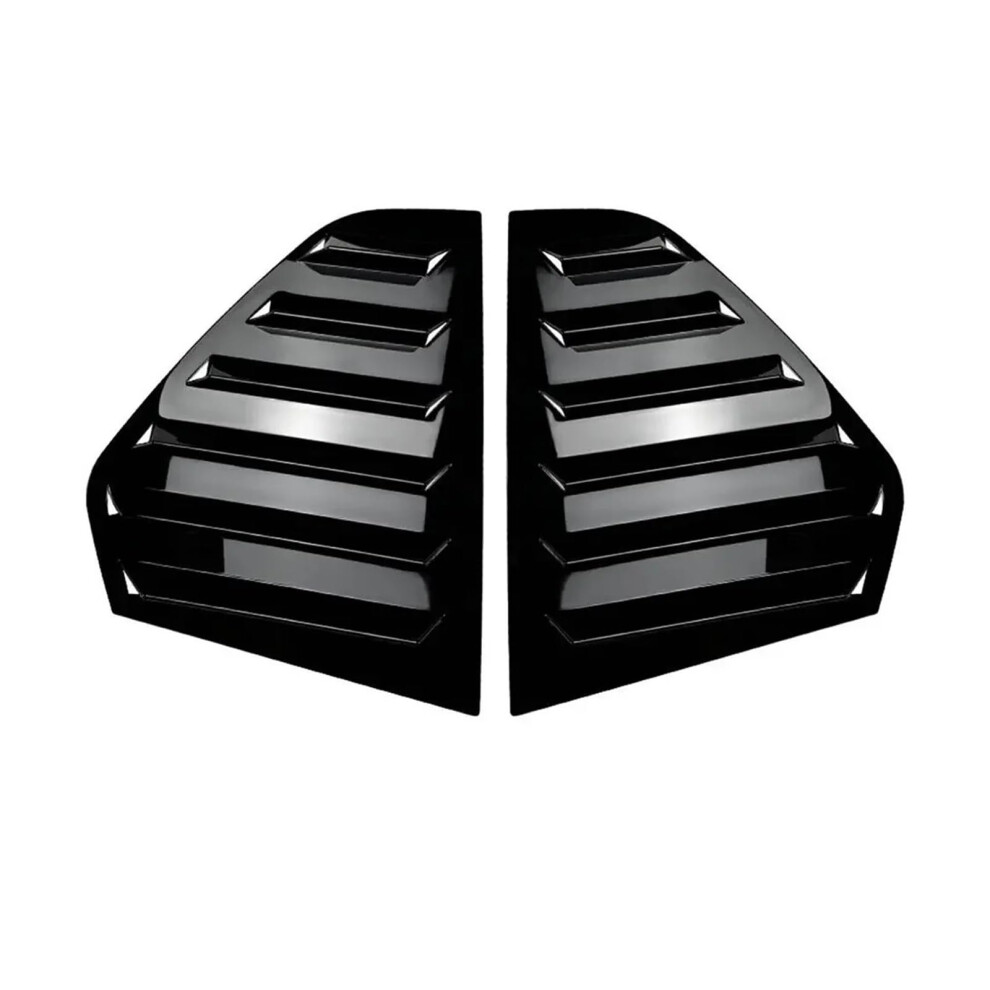 Rear Window Louver Carbon Fiber Side Vent Cover For Vw Golf Mk8 2020Â2023 Sporty ScratchâResistant Trim Black 9073542769828