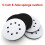 10x Interface Pads 5 Inch 8 Hole Hook & Loop Soft Sponge Foam Sanding Interface Pad for Orbital Sander Polishing 3
