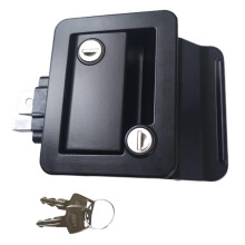 RV Door Lock Replacement with Keys, CorrosionResistant Dual Access Latch for Camper Trailer Security