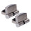 2Pcs Stainless Steel Hydraulic Sealing Hinges for Doors Gravity Hardware 2
