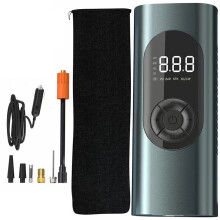 Gonfiatore per pneumatici portatile, compressore d'aria elettrico senza fili da 12 V, pompa d'aria per pneumatici di auto, bici, palloni, moto