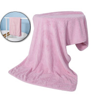 Extra Large Microfiber Bath Towel – Super Soft, Highly Absorbent & Quick-Drying Lightweight Towel, 27.55x13.77in
