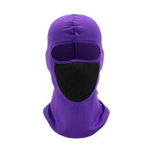 Balaklava ansigtsmaske skimaske mænd helmaske vindtæt sol UV-beskyttelse til kvinder udendørs sportskat lilla gratis størrelse