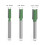 Anti Kickback Design Smooth and Clean Cuts 3pcs 6mm Shank Straight Router Bits 1