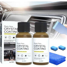 Kristallversiegelung zur Auffrischung von Kunststoffteilen, Armaturenbrettern und Verkleidungen im Auto – UV-Schutz, einfache Anwendung, kompatibel