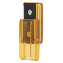 Amber Transparent PEI Slider Stress Toy 2.5x4.5cm Decompression