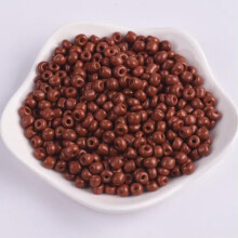 Tiny Round 1000/500/200pcs 2mm 3mm 4mm Glass Loose Spacer Beads lot for Jewelry-4mm(200pcs)-Brown
