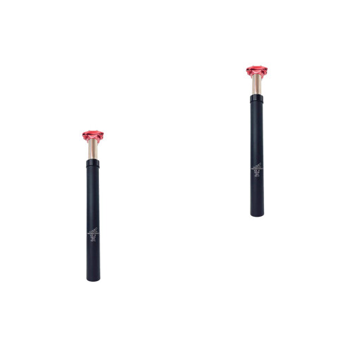 2Pièces De Dropper En Alliage D'aluminium Noir Pour 1
