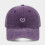 Vasket baseballcaps med hjertebroderi til dame 1