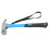 Multifunctional ABS Rubber Claw Hammer with Curved Hook, Blue 16