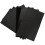 Black Craft Felt Fabric Sheets Set 7 Pieces 1