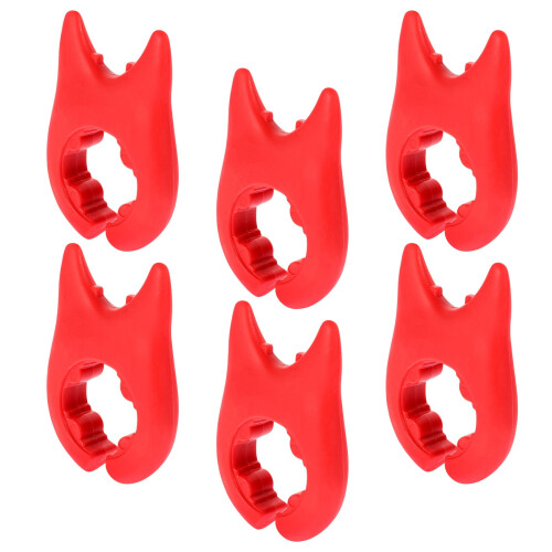 6Pcs Kitchen Utensils Accessories Spill Proof Temperature Resistant Clip Shape