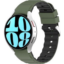 Paski No Gap kompatybilne z Samsung Galaxy Watch7/6/5/4 (40 mm, 44 mm), Watch6Classic (43 mm, 47 mm), Watch5Pro/4Classic – miękki silikon sportowy