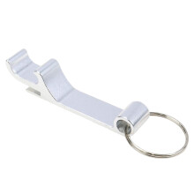 1pc Colorful Metal Bottle Opener Keychain – Compact, Easy-Carry, Opens Beer Bottles Easily