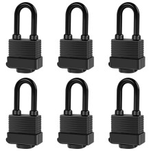 Heavy Duty Waterproof Padlocks 1-9/16in Laminated Steel 6