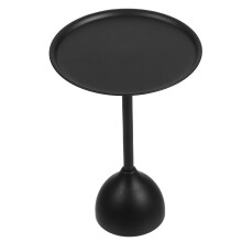 Mesa de chá para casa de bonecas, em ferro preto (conjunto com 1 unidade), ideal para decoração de interiores.