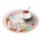 Spring Easter Round Placemats Set of 6,Happy Easter Funny Rabbit Eggs Table Decor 14 inch 3