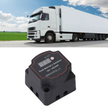 Dual Battery Isolator DC12V 140A Waterproof IP68 with Digital Voltmeter