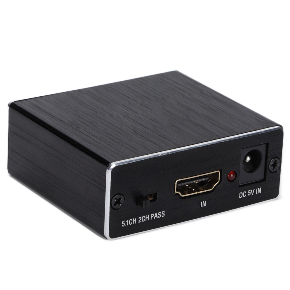 4Kx2k Hdmi Audio Extractor 3.5Mm Spdif 2160P Black 9301391360430