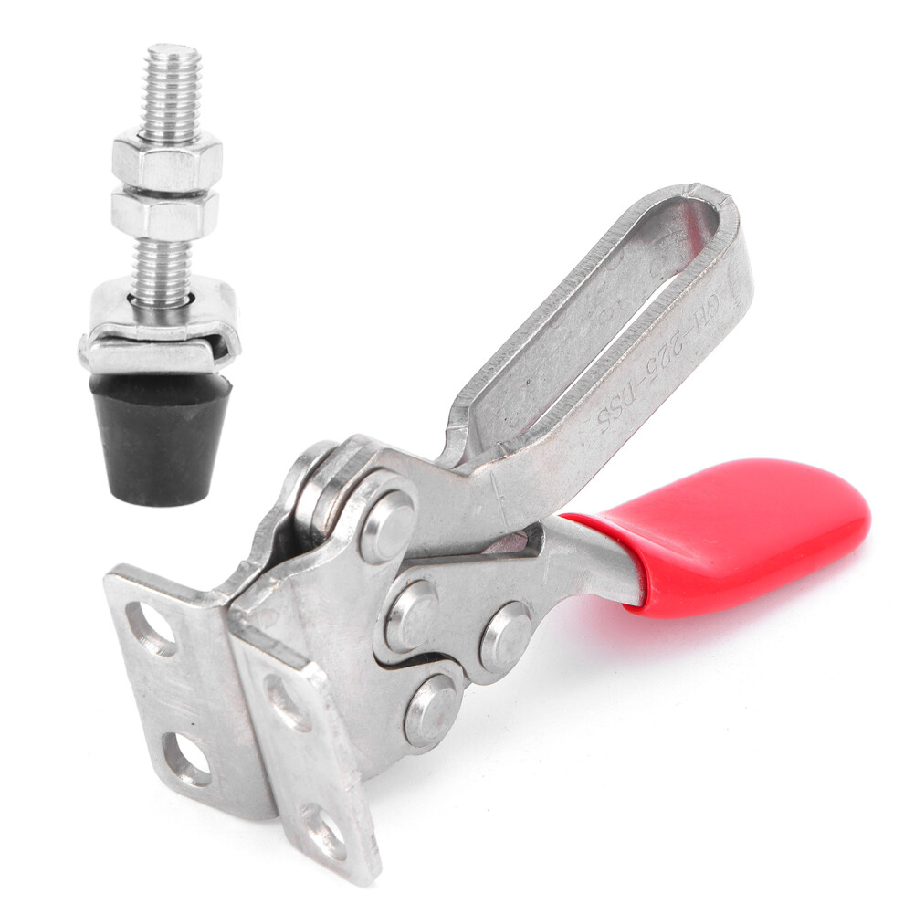 Stainless Steel Horizontal Toggle Clamp 280Kg For Welding & Woodworking 6911391360540