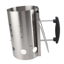 Stainless-Steel Chimney Starter for Charcoal BBQ Portable Quick Ignite 30cm