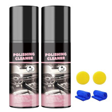 Car Interior Cleaner and Polish – Deep Cleaning Formula for Leather and Plastic, LongLasting Shine, AntiDust Coating