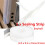 3Rolls White Silicone Window Draft Excluder Tape for Doors and Windows 9