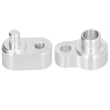 Aluminum A/C Block Off Kit for Chevy Traverse 2007-2015, 10pcs Silver