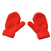 Warm Winter Mittens for Babies – Soft Plush, Elastic
