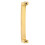 Crystal Double Hole Drawer Pull Gold 1