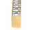 Gold Crystal Cupboard Handle 4.21in 4