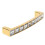 Gold Crystal Cupboard Handle 4.21in 8