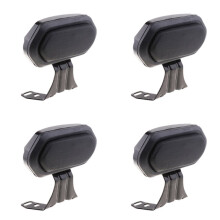 4 Pcs Motorcycle Luggage Rack Bar Rear Passenger Backrest Cushion Pad for for