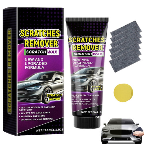 2025 Cloth Car Scratch Remover Set, Quick Scratch  and Paint Gloss Restoration