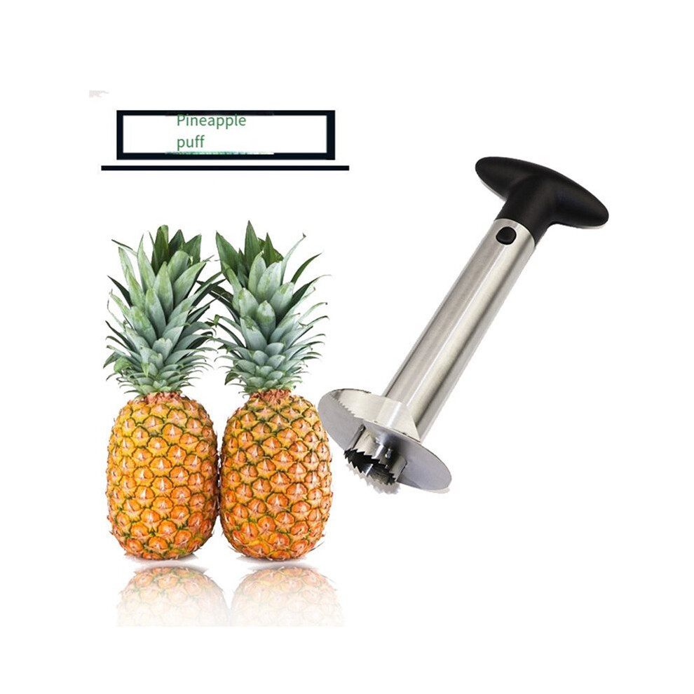 2X Stainless Steel Pineapple Peeler, Corer, Slicer, And Cutter - Easy Kitchen Tool For Effortless Fruit Preparation 6034093402674