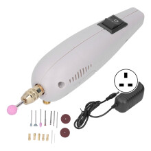 18 teiliges Mini Elektroschleifer Set mit Miniatur Elektrobohrer und Gravierstift für Glas und KeramikP‑500‑1A