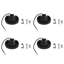 4X Forklift Safety Led Light 5.5 Inch 8W LED Warning Lamp for Fork Truck Security Indicator( )