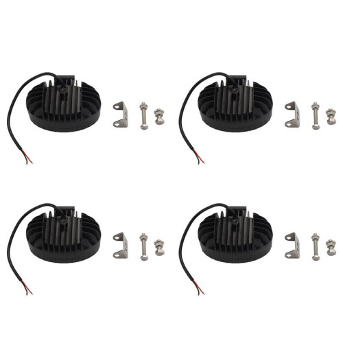 4X Forklift Safety Led Light 5.5 Inch 8W LED Warning Lamp for Fork Truck Security Indicator( )