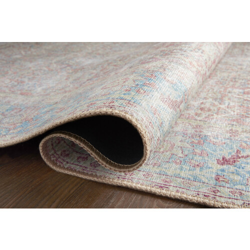 Wynter Area Rug Red and Teal 5 ft x 7.5 ft 2