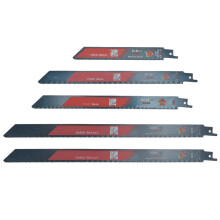 5 teiliges Säbelsägeblatt Set, gehärtet, feinverzahnt, Metall  und Holzschneidwerkzeug BIM42