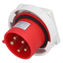 Industriesteckdose IP67 wasserdicht, Luftfahrtanschluss 3P+N+E 32A AC 220 380V 240 415V