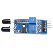 IR vlamsensormodule, 2 weg branddetectiesensorprintplaat met breedspanningsbereik en LM393 comparator.