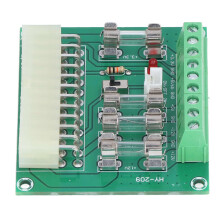 ATX Netzteiladaptermodul Verdrahtungs Breakout Board für 24 PIN  und 20 PIN Desktop Schnittstelle