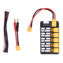Lipo Akku Ladeplatine mit parallelem XT30/XT60 Stecker für 2–6S Lithium Akkus (IMAX B6 Ladegerät)